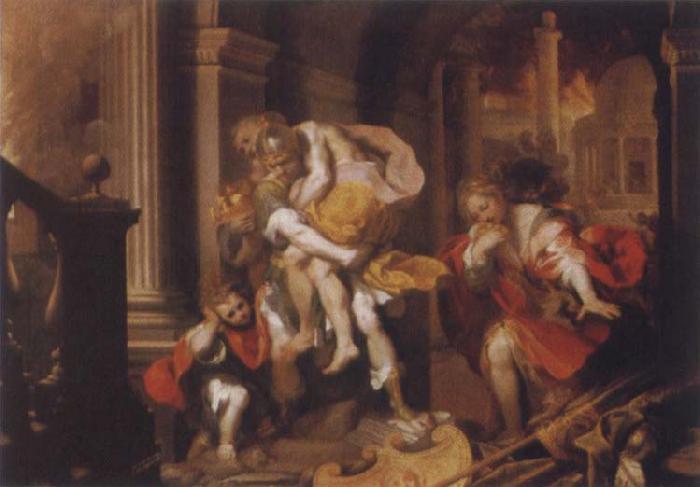 Federico Barocci The Flight of Troy